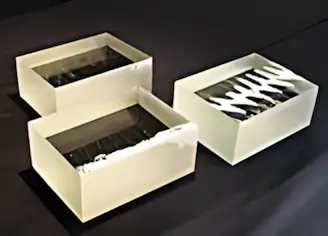 Rohes PYREX Borosilikatglas