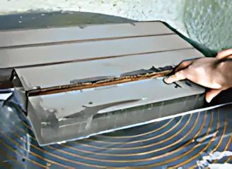 Blanchard grinding of Glass