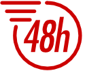 48 h-Express Service Logo